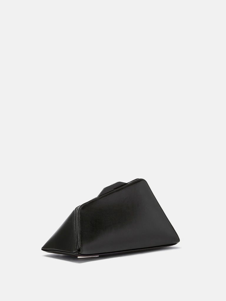 ''8.30 PM'' black oversized clutch