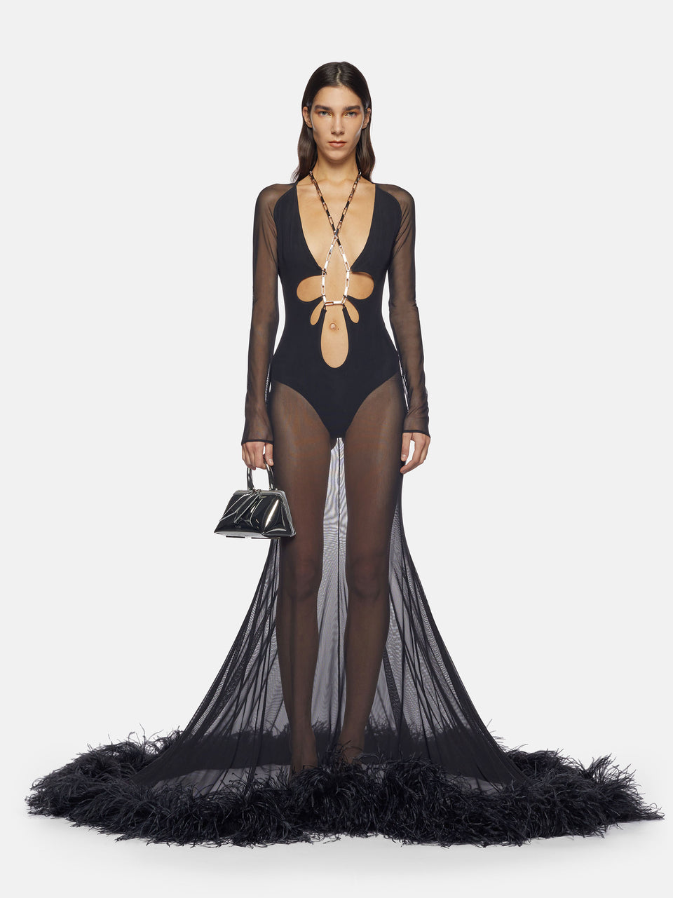 ''Karen'' black long dress