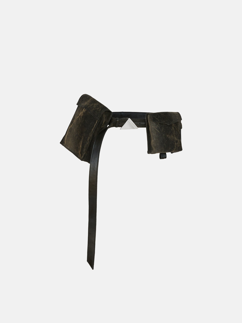 Dark grey and sand belt