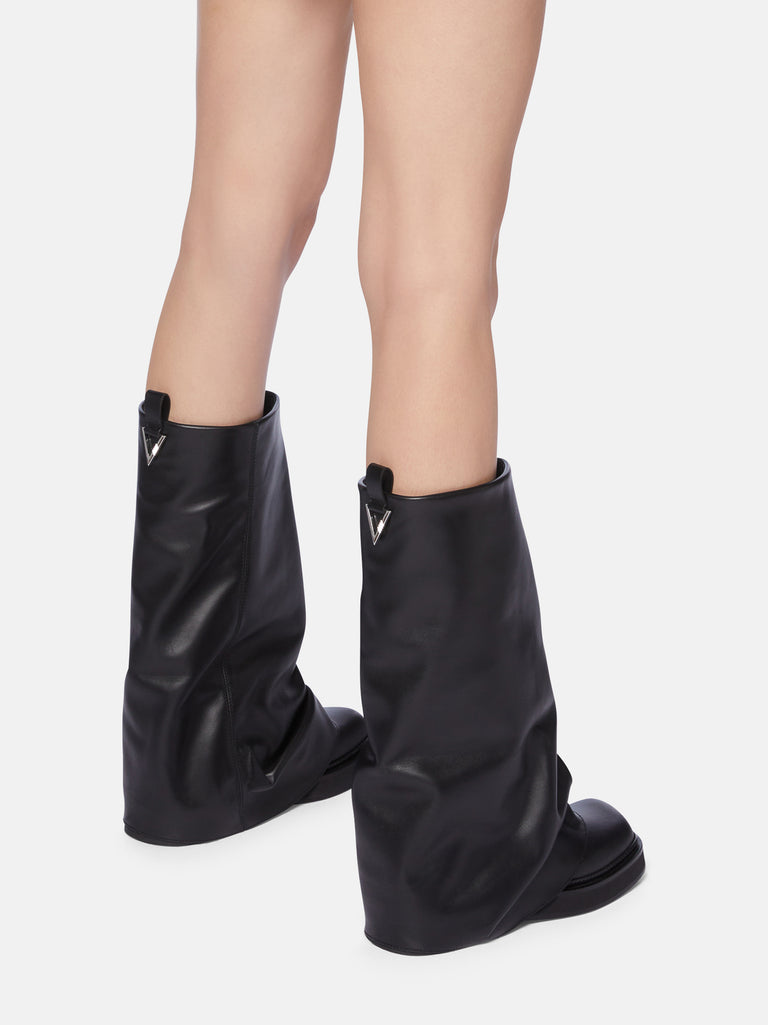 ''Robin'' black combat boot