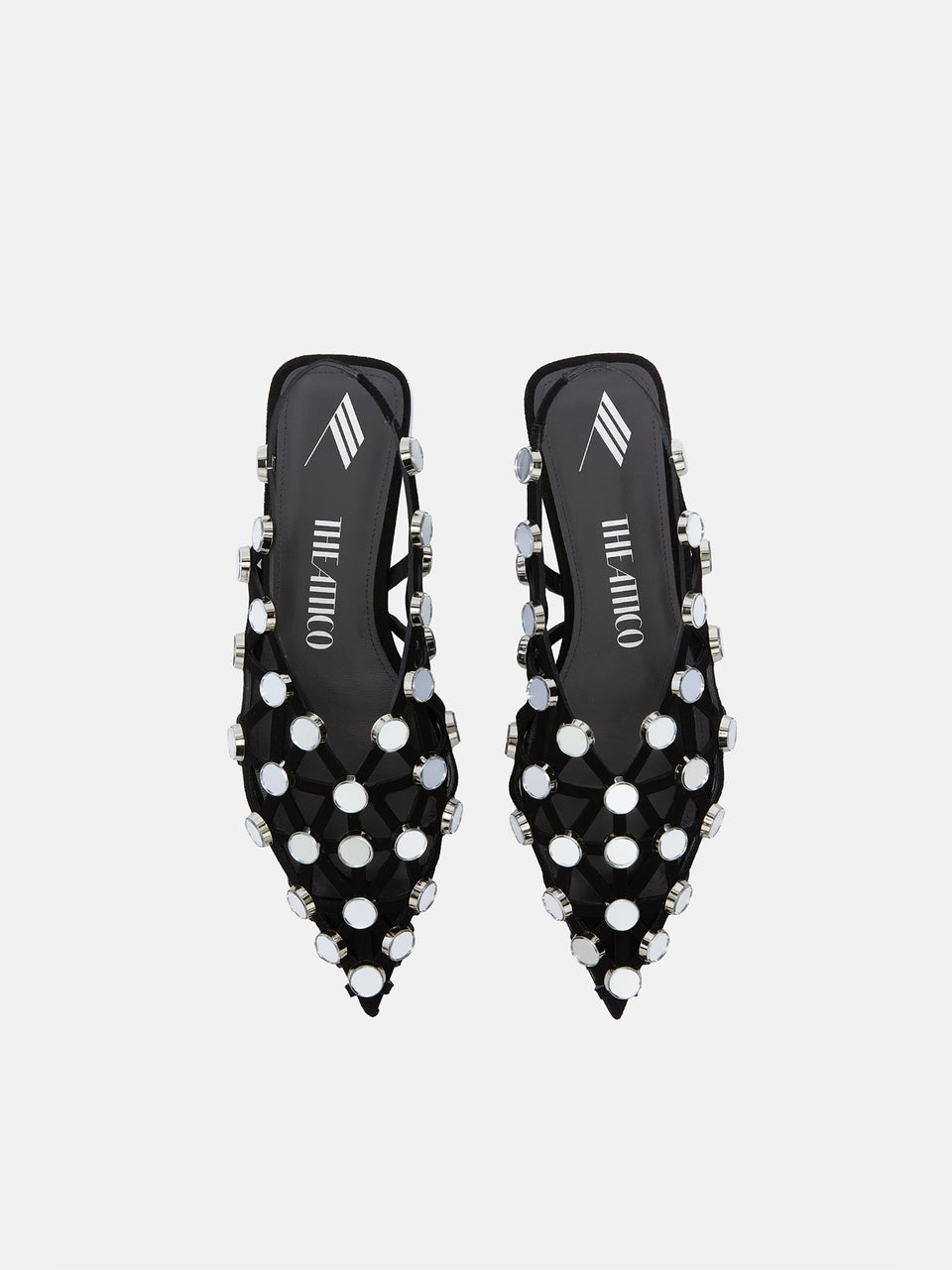 ''Grid'' ballerina black