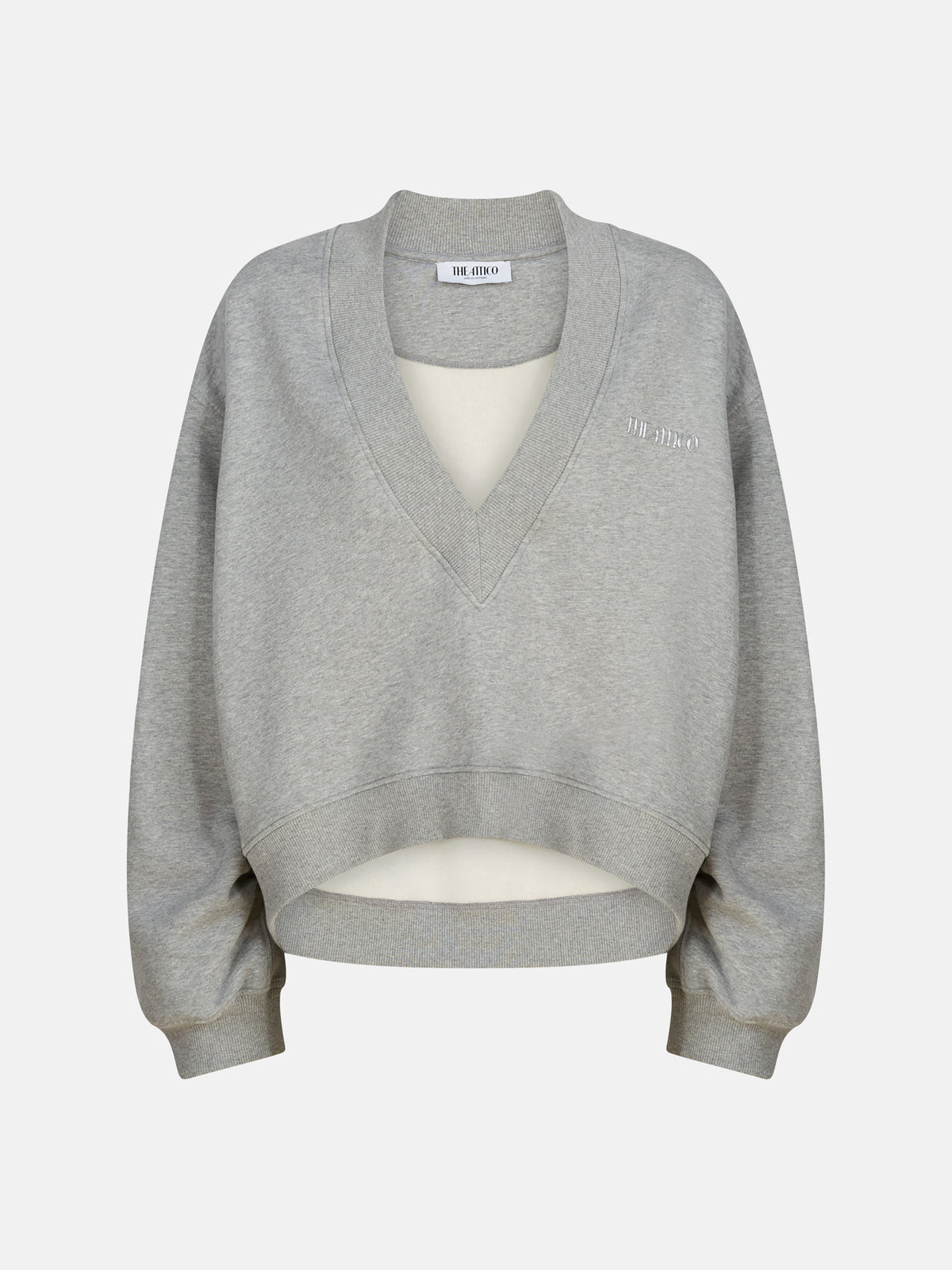 The Attico Faded grey sweatshirt - 36