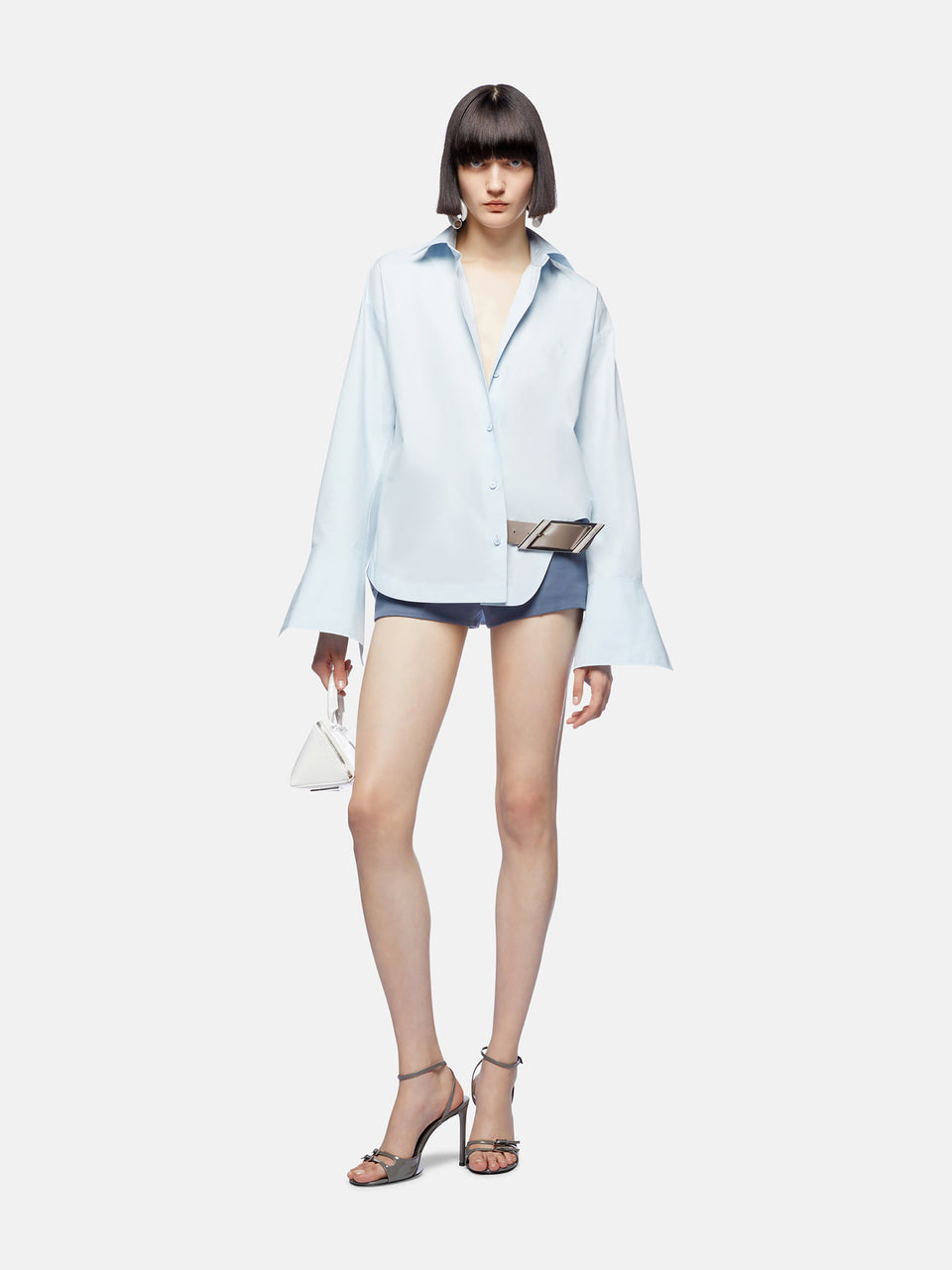 ''Eliza'' baby blue shirt
