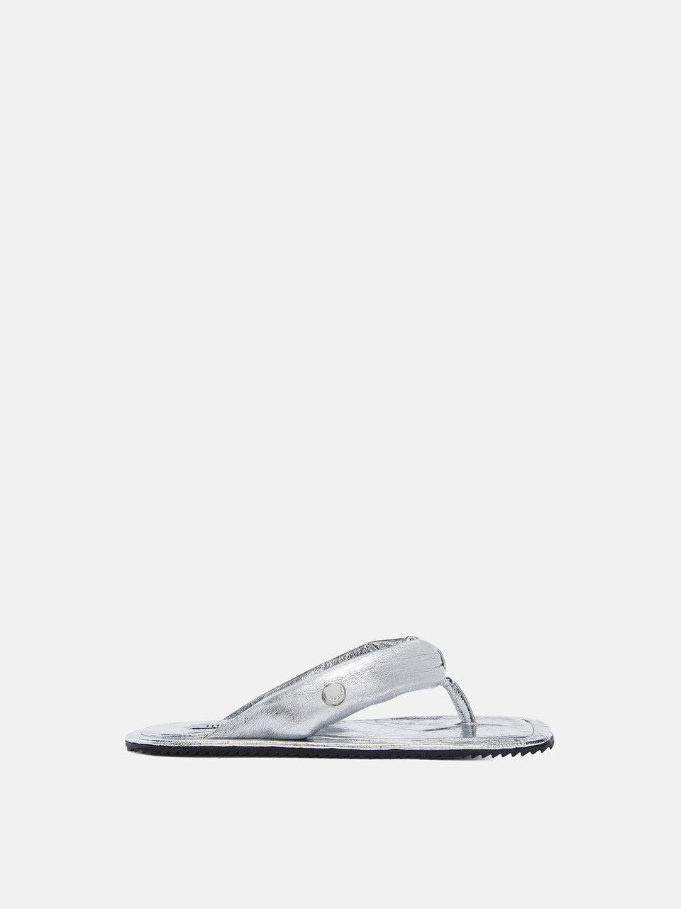 ''Indie'' silver flat thong
