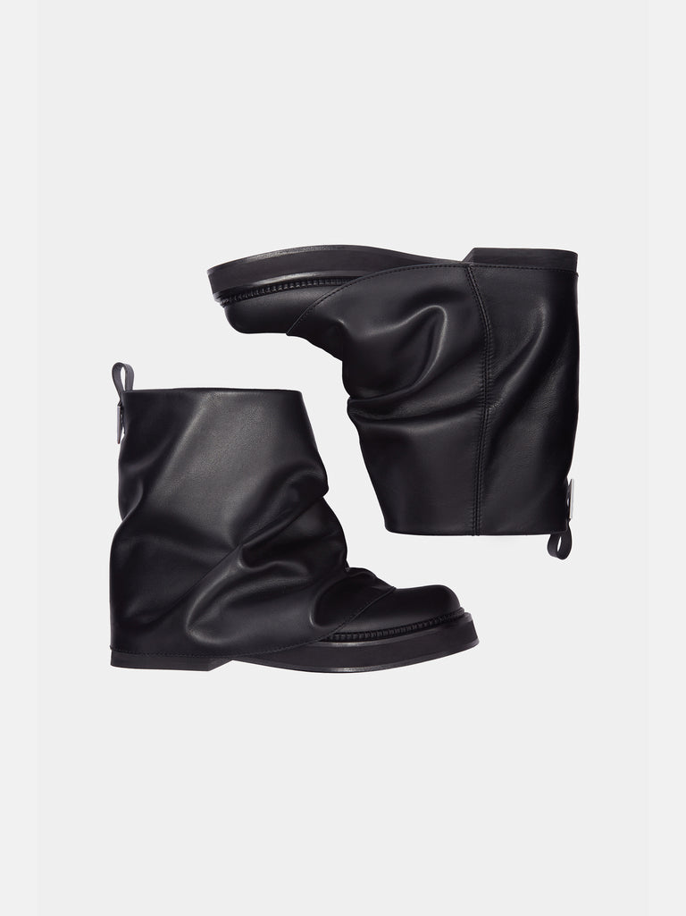 ''Mini Robin'' black combat boot