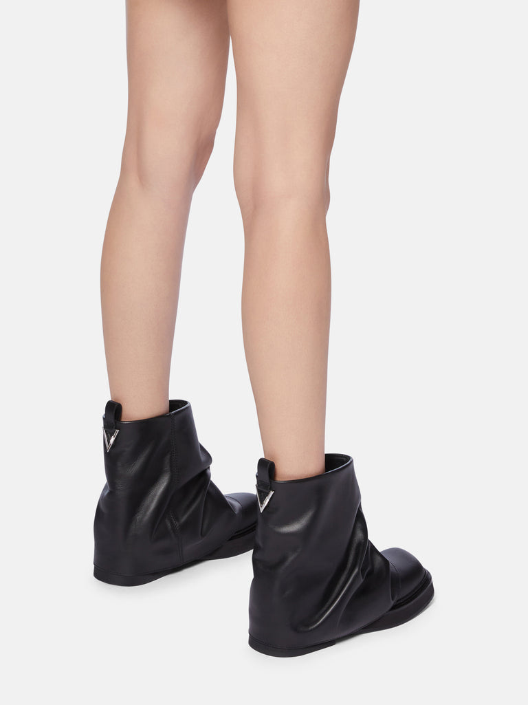 ''Mini Robin'' black combat boot