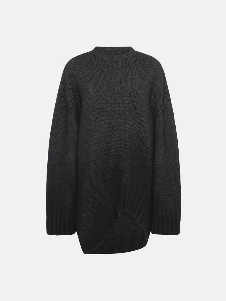 Dark purple sweater
