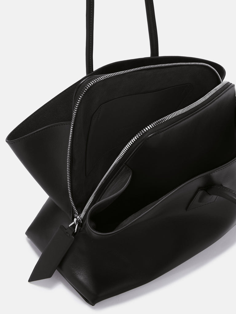 ''La Passeggiata Medium'' black top handle