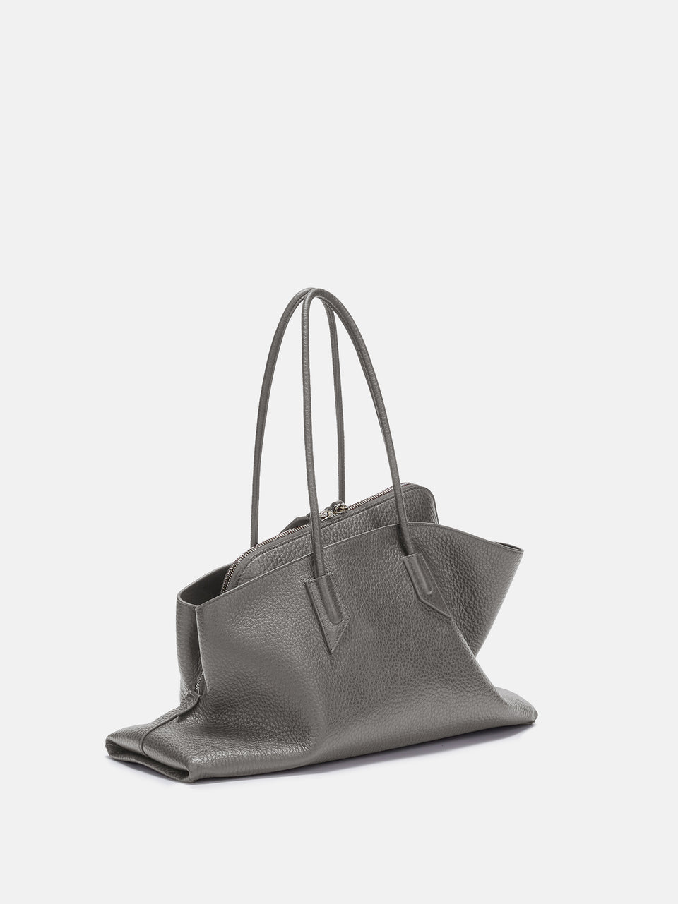 ''La Passeggiata Medium'' grey top handle