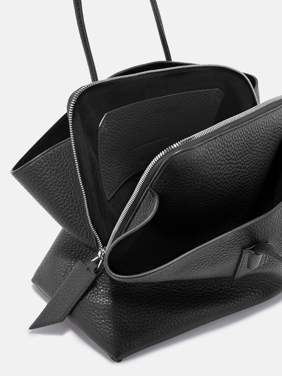 ''La Passeggiata Medium'' black top handle