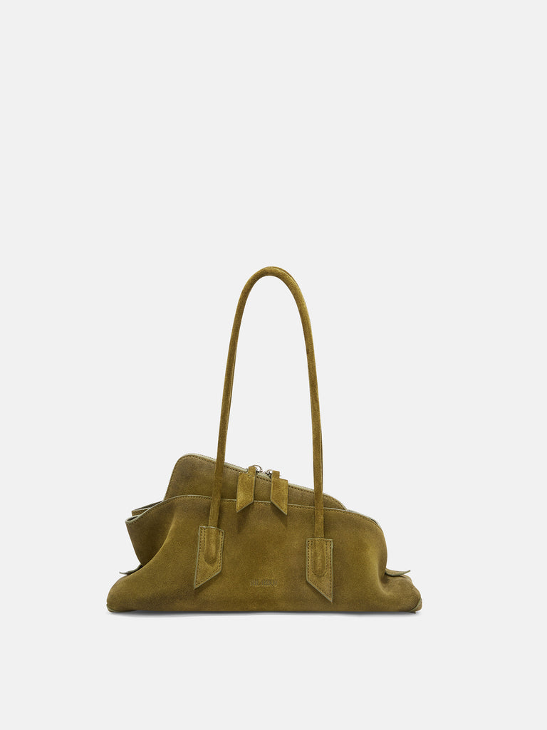 ''La Passeggiata Small'' khaki top handle