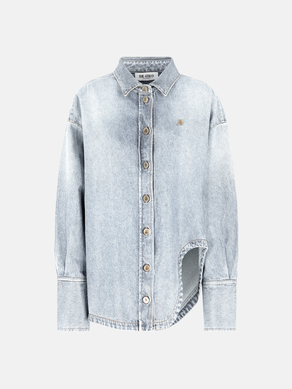 ''Diana'' sky blue shirt jacket