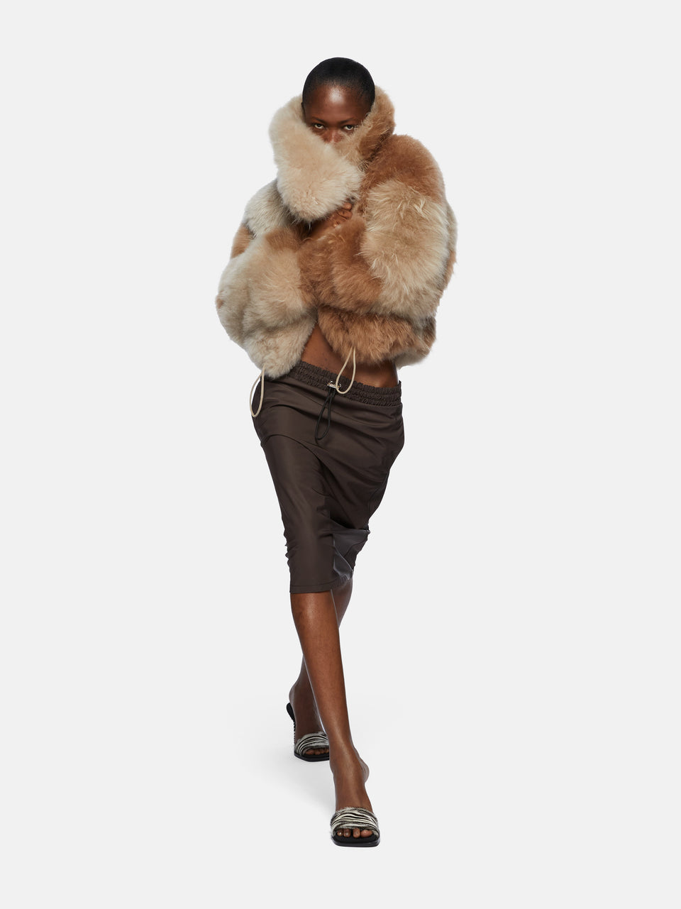 Bicolor beige jacket