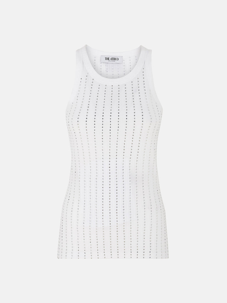 White tank top