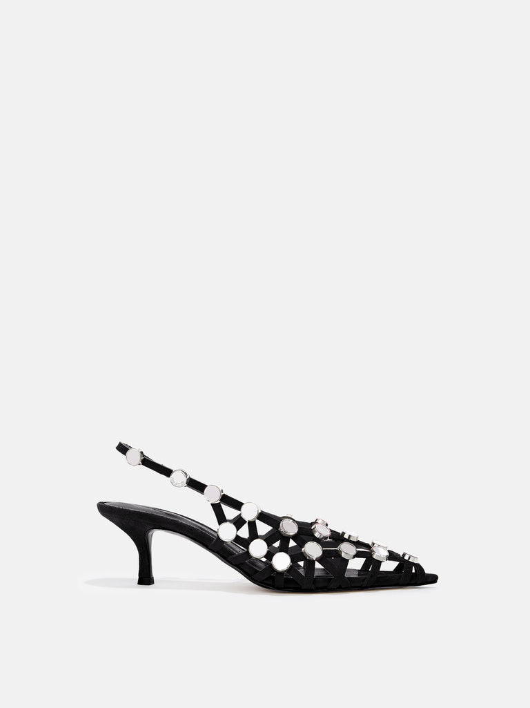 Slingback ''Grid'' black