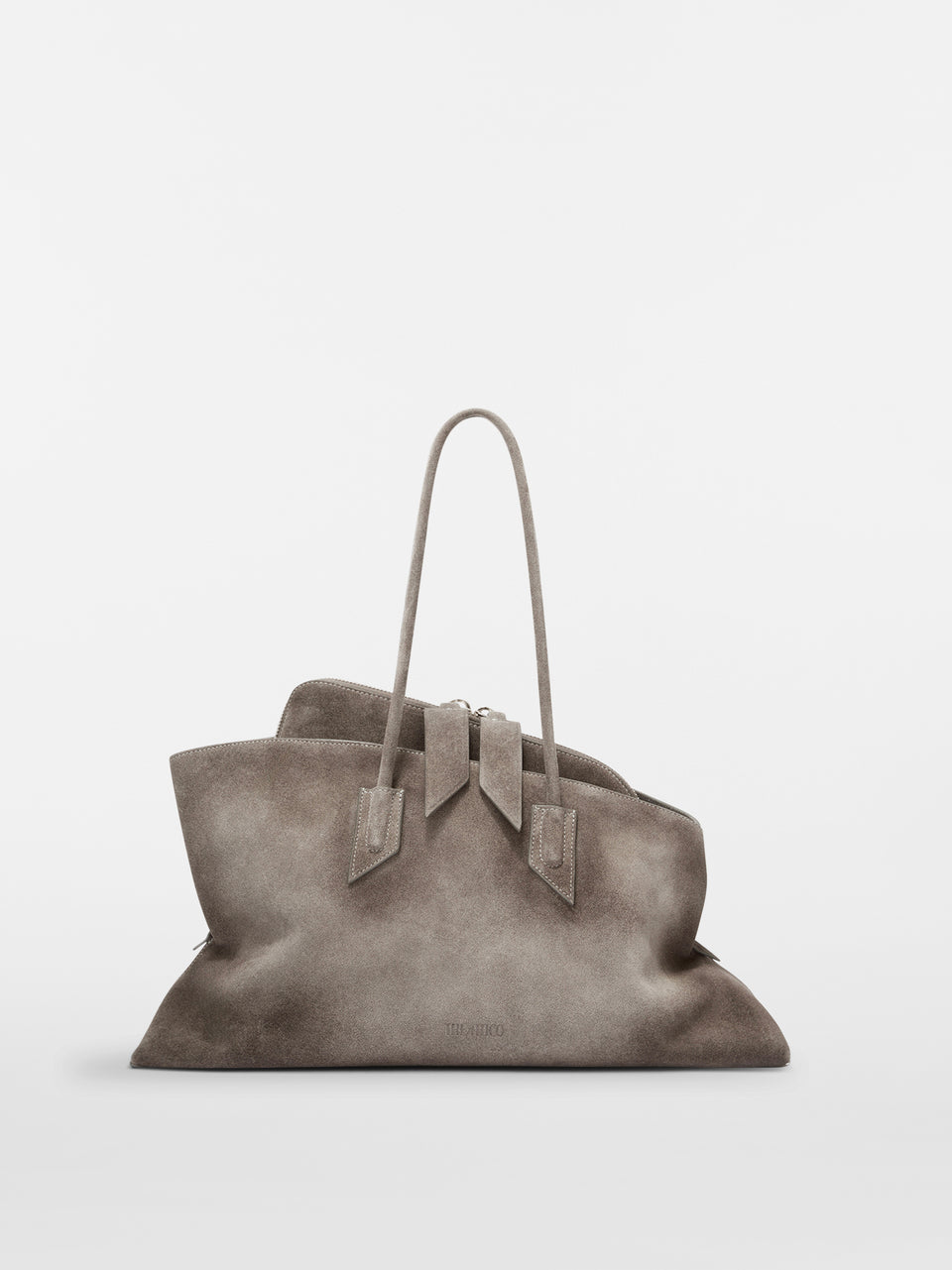 ''La Passeggiata Medium'' dark grey top handle
