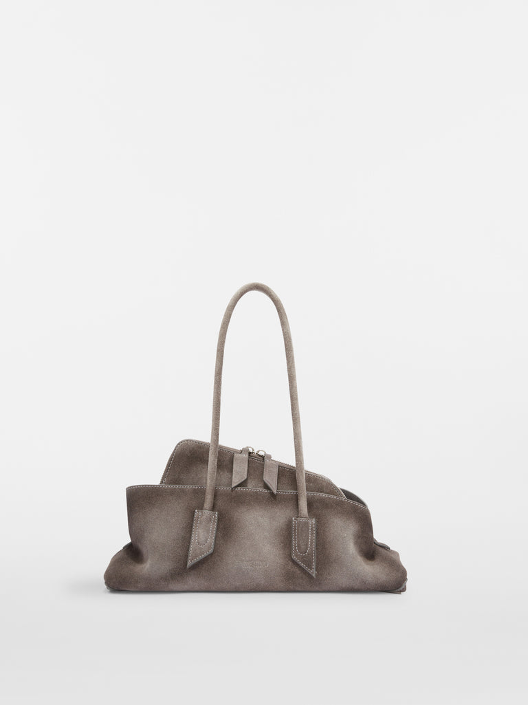 ''La Passeggiata Small'' grey top handle