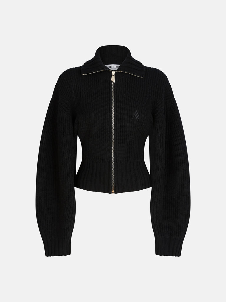Black cardigan