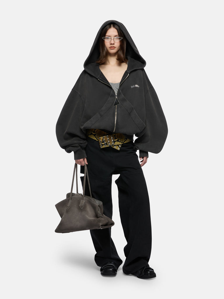 Faded black sweatshirt