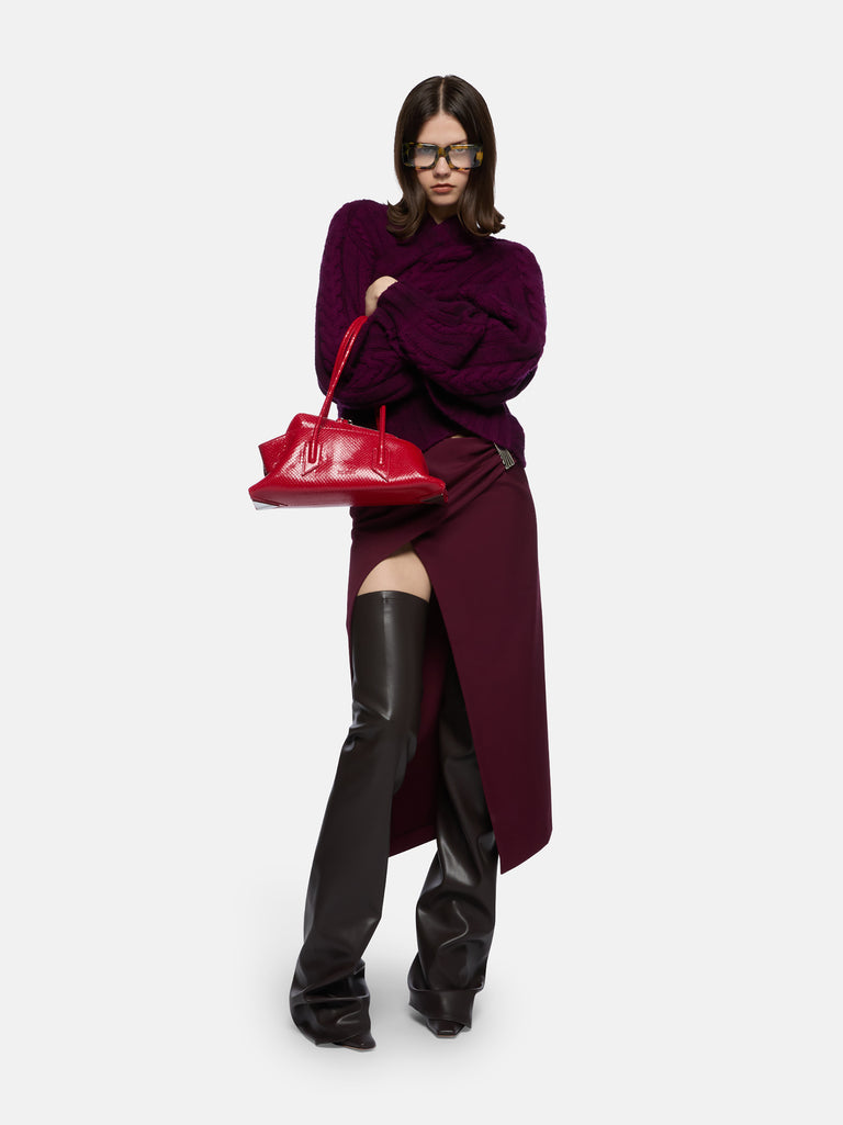 Burgundy sweater
