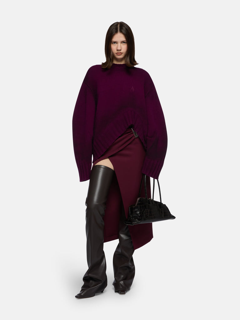 Burgundy sweater