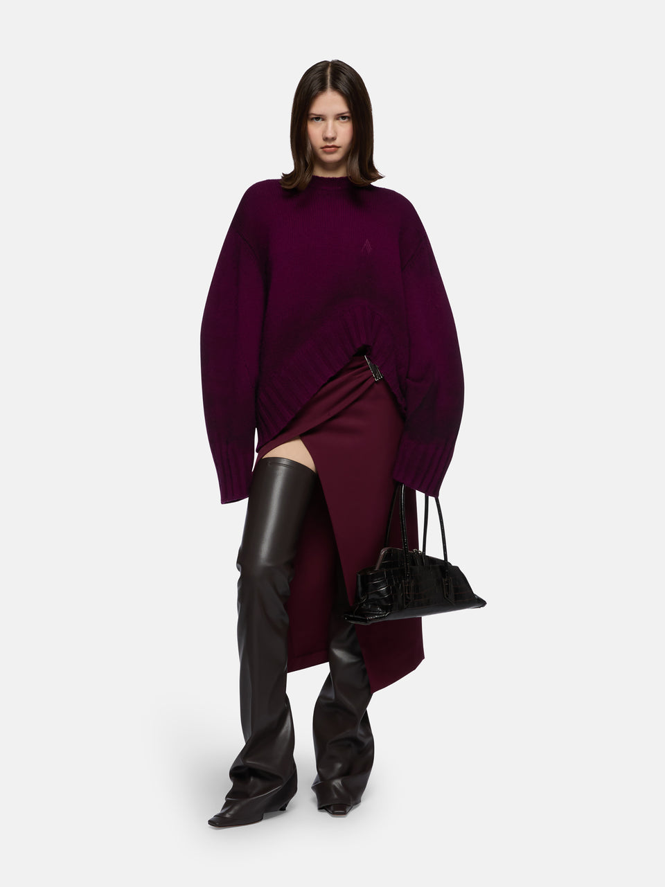 Burgundy sweater