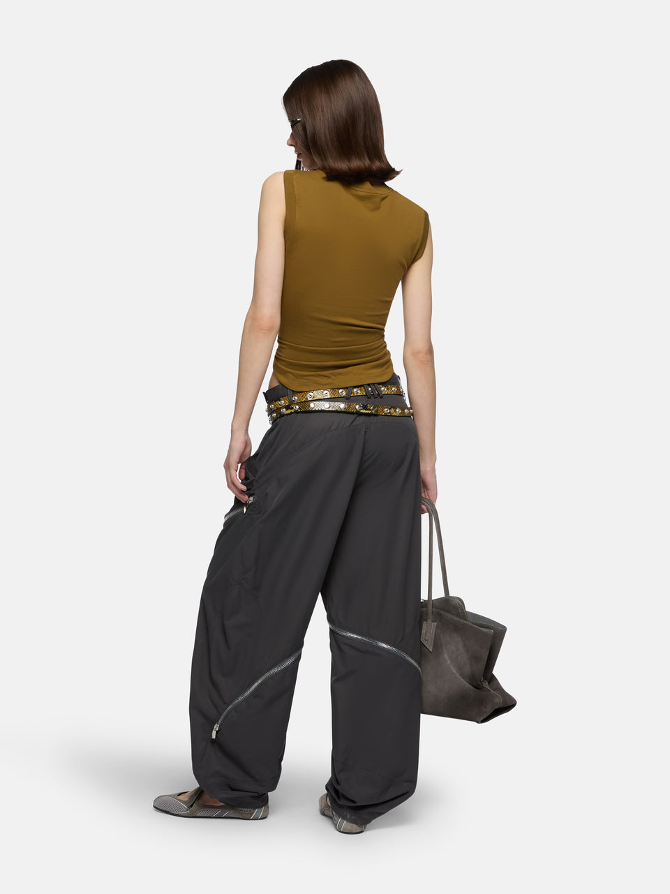 Pantaloni lunghi dark grey