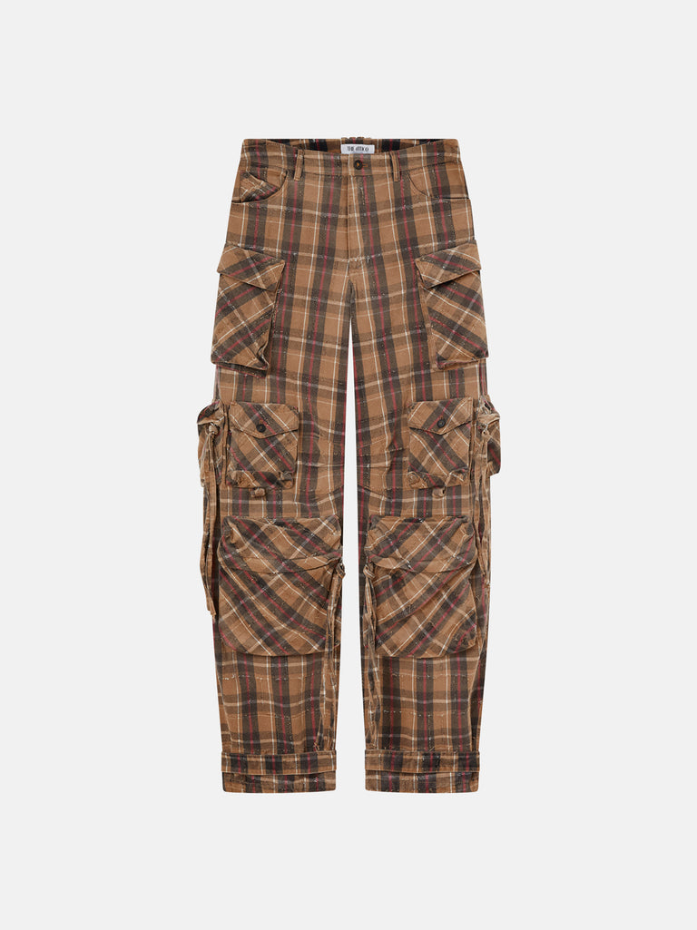 ''Fern'' beige and black long pant