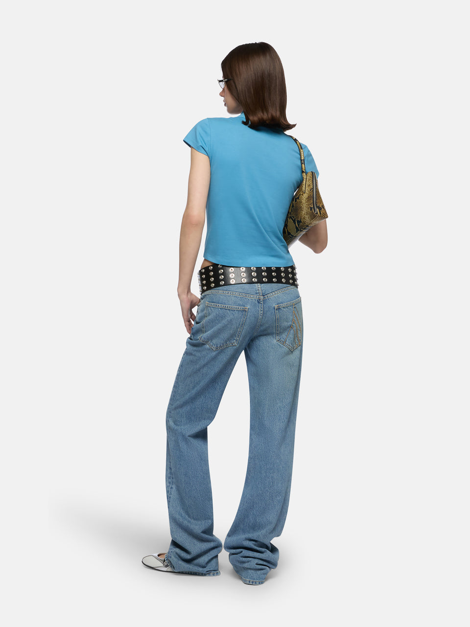 Pantaloni lunghi sky blue