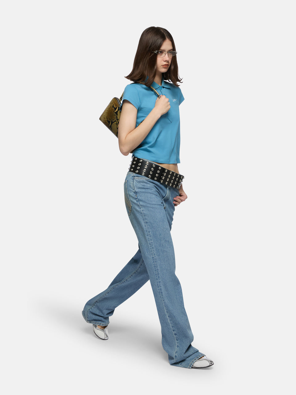 Sky blue long pant
