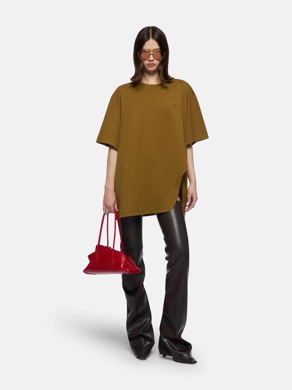 Military green t-shirt