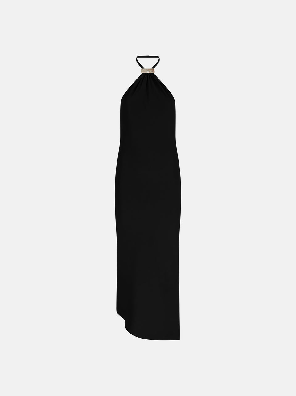 Black midi dress