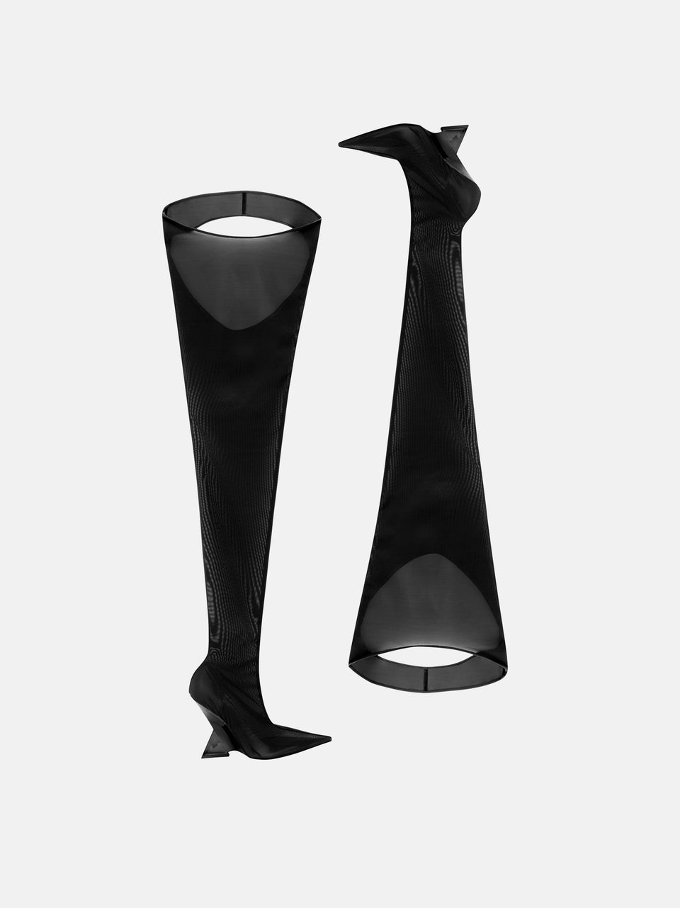 ''Cheopissima'' black thigh-high boot