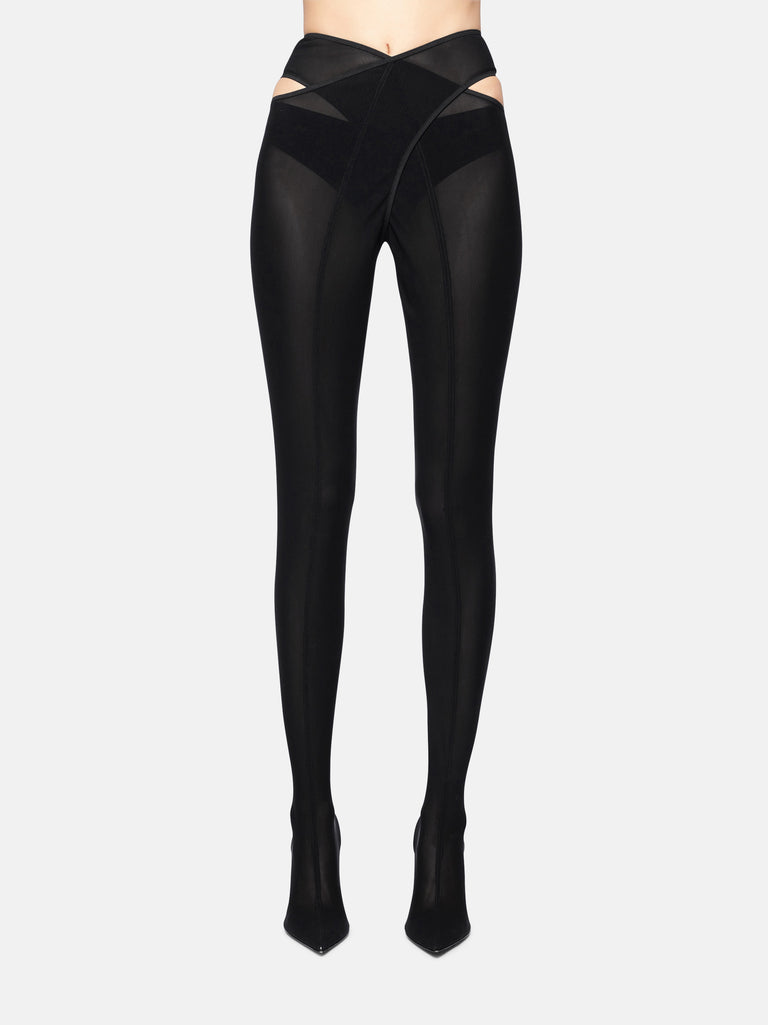 ''Cheopissima'' black thigh-high boot