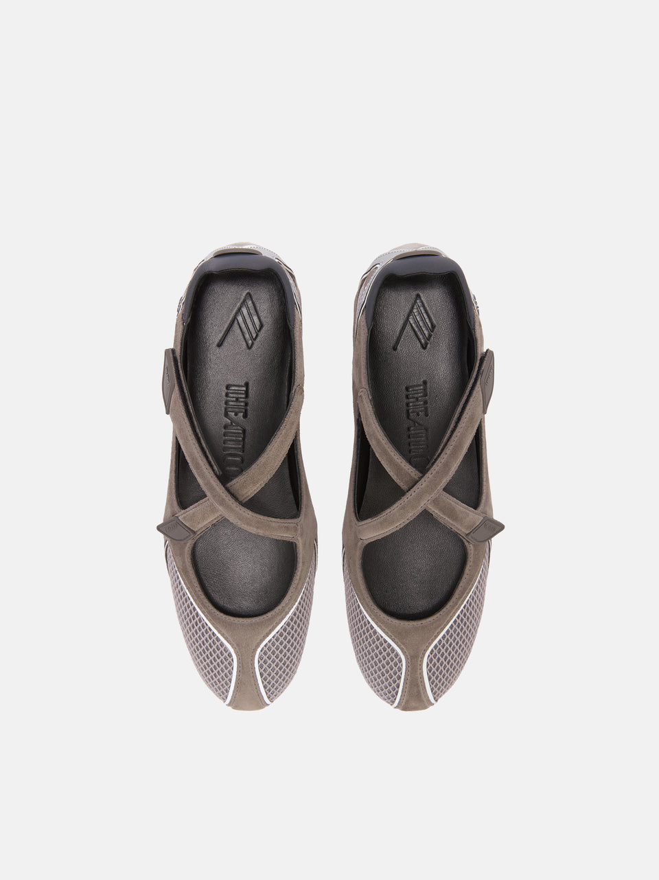 Ballerina flat ''Floor 01'' grey