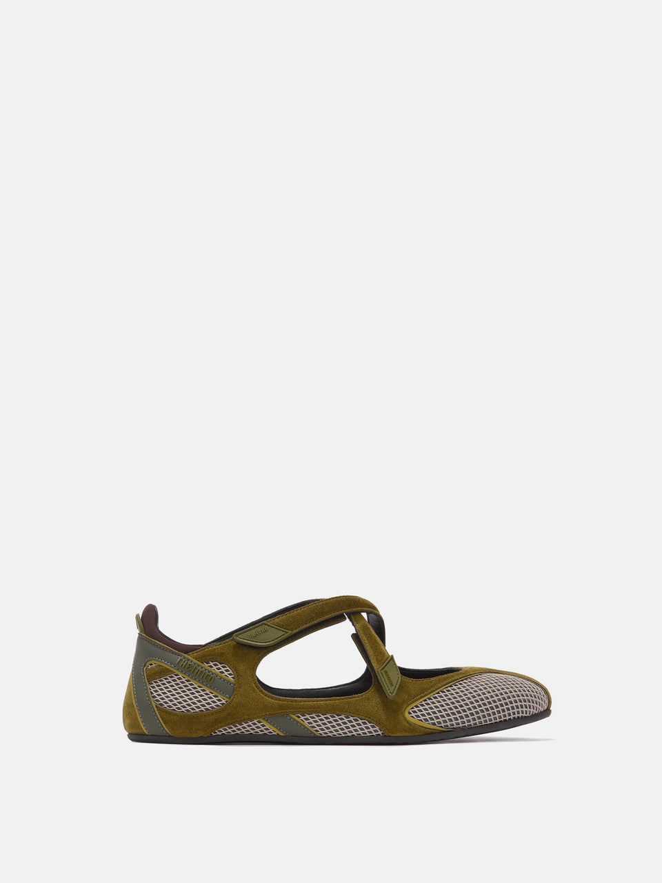 Ballerina flat ''Floor 01'' military green