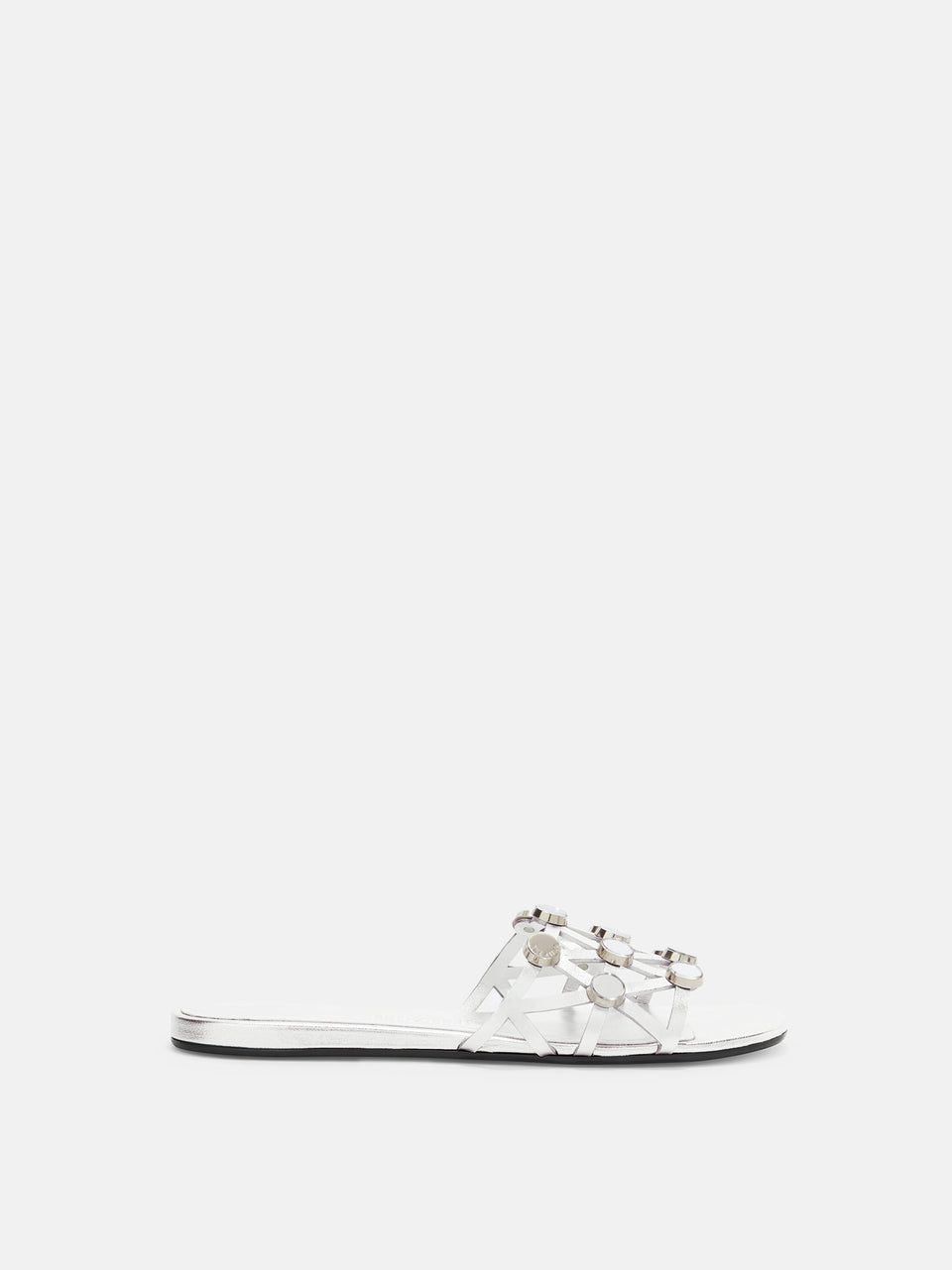 Slide ''Grid'' flat silver