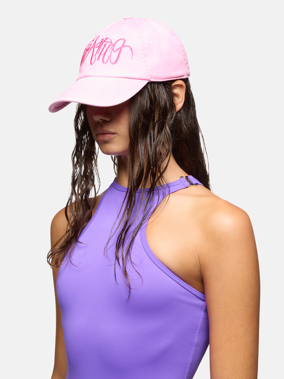Faded pink cap