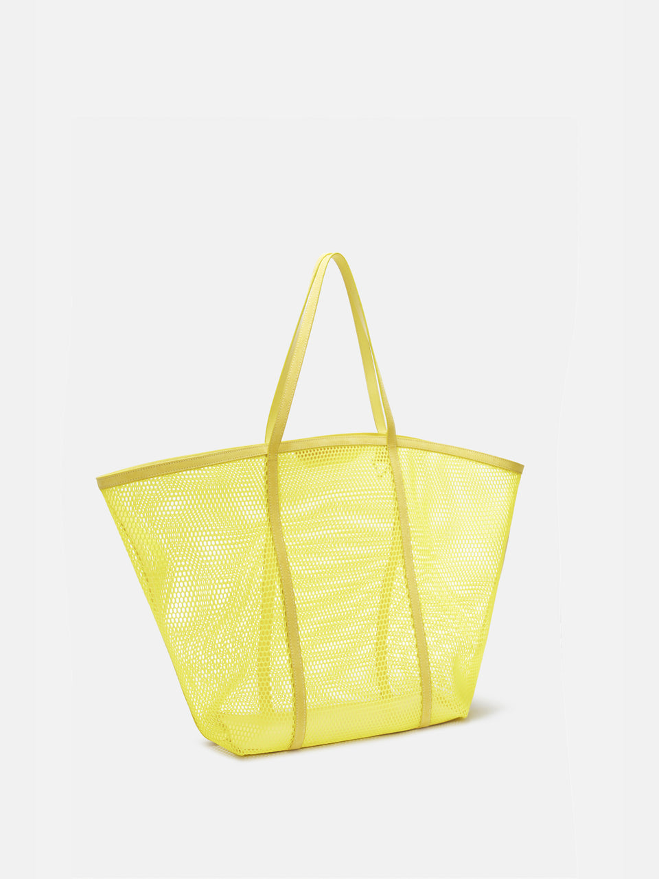 ''Via del Mare'' yellow tote bag