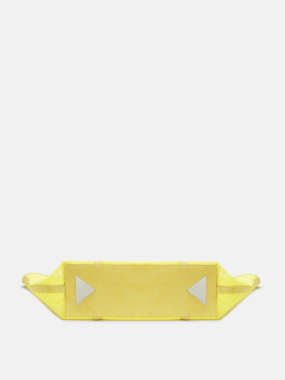 ''Via del Mare'' yellow tote bag