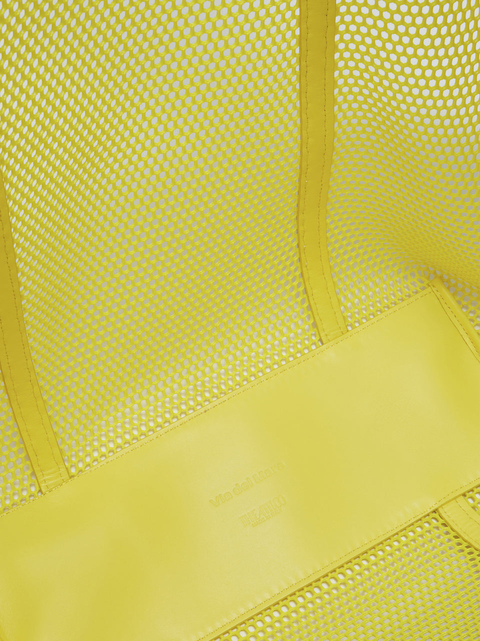Tote bag ''Via del Mare'' yellow