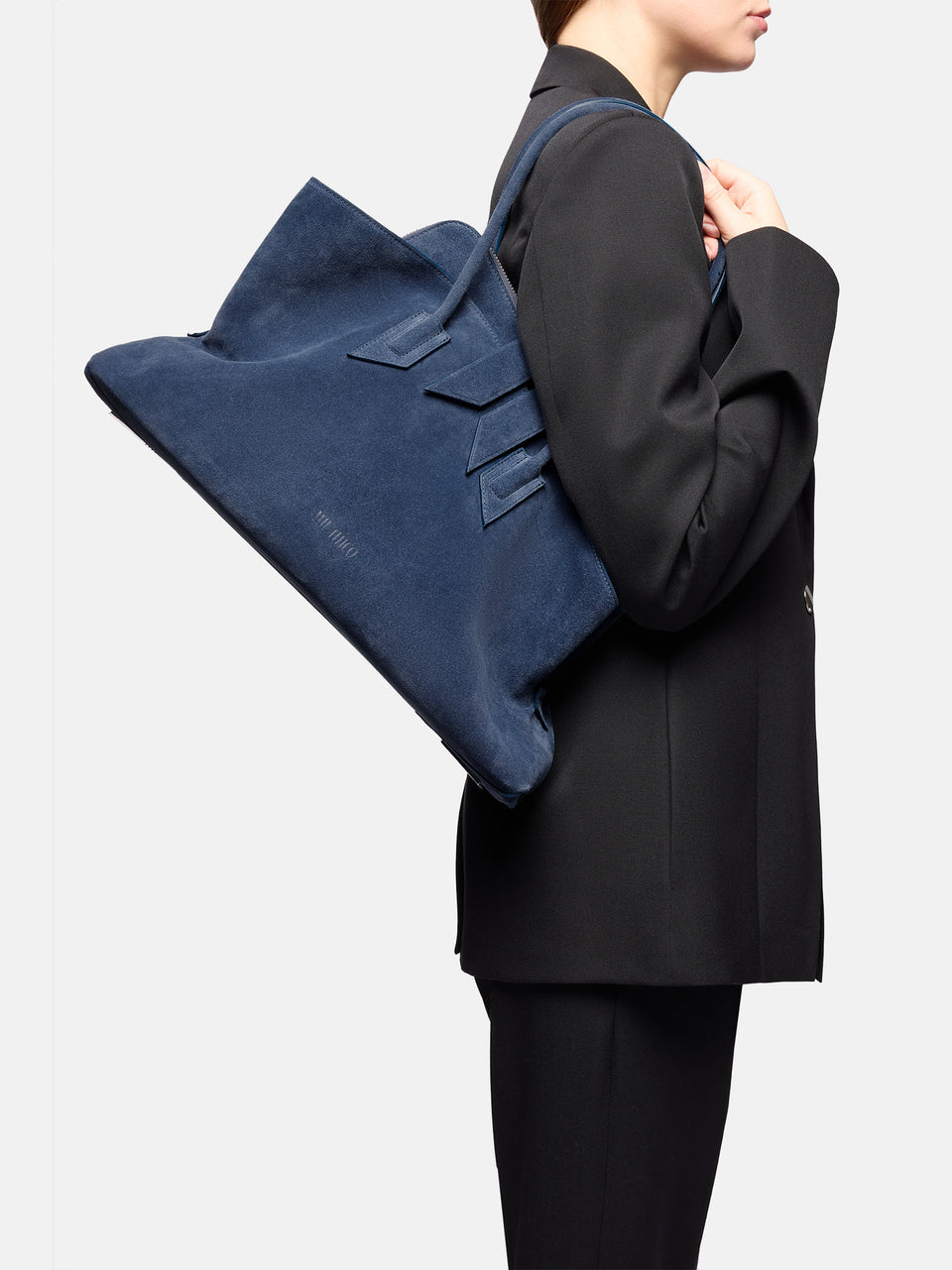 Top handle ''La Passeggiata Medium'' sapphire blue