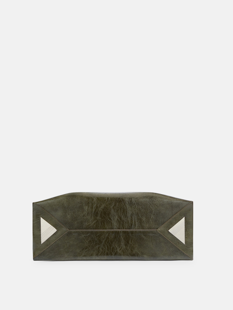 ''La Passeggiata Medium'' olive brown top handle