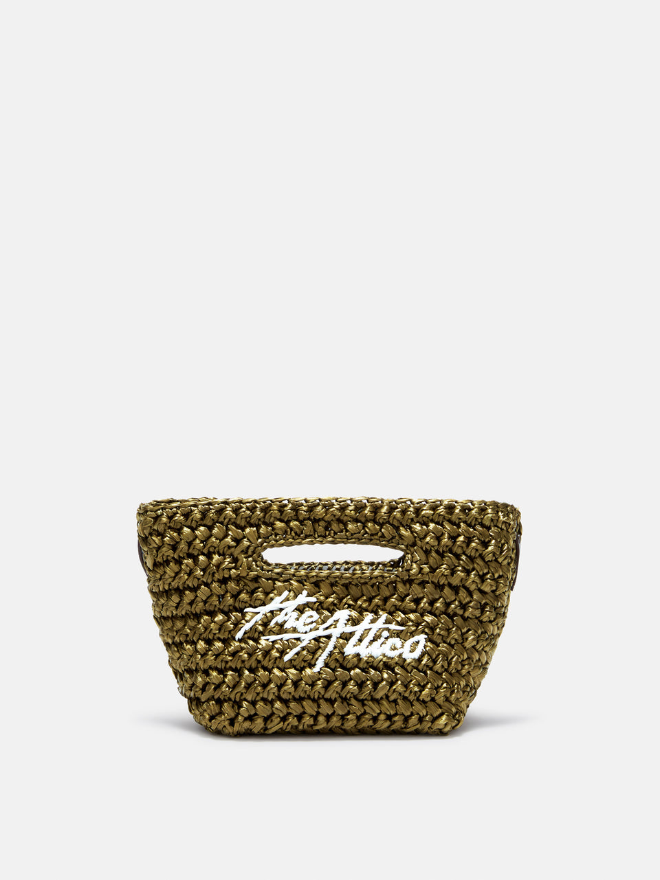 ''Via dei Giardini 15'' military green tote bag