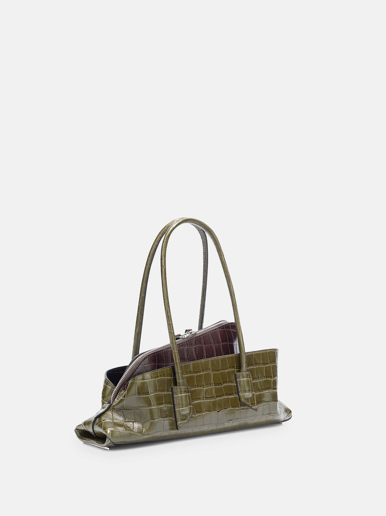 ''La Passeggiata Small'' dégradé green top handle