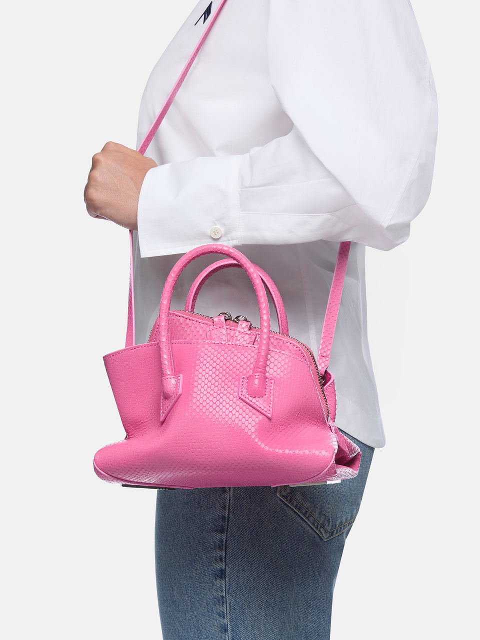 ''La Passeggiata Mini'' fuchsia top handle