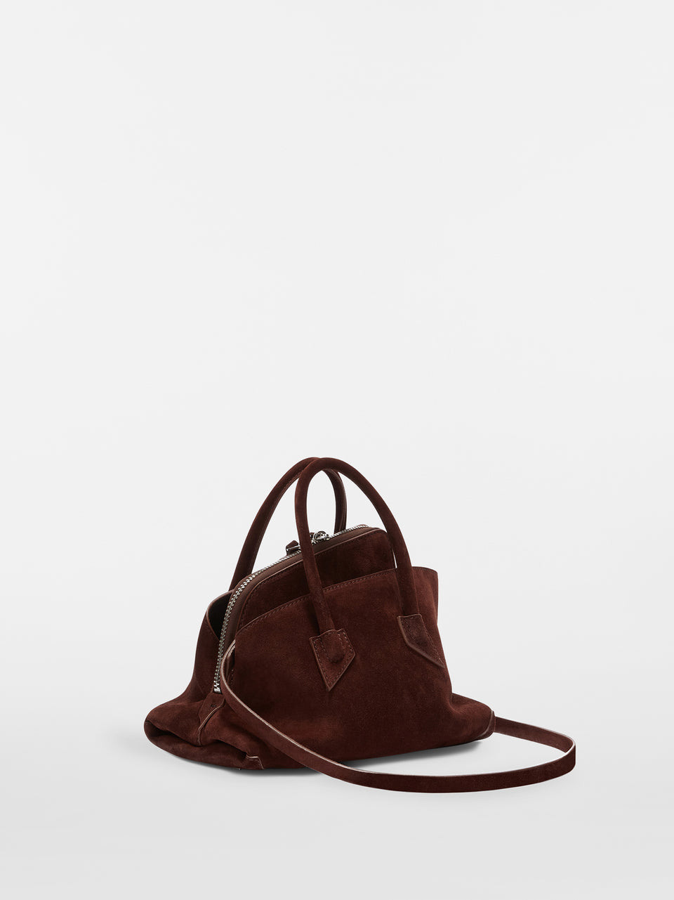 Top handle ''La Passeggiata Mini'' light chocolate