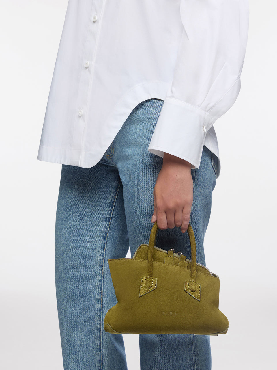 ''La Passeggiata Mini'' khaki top handle