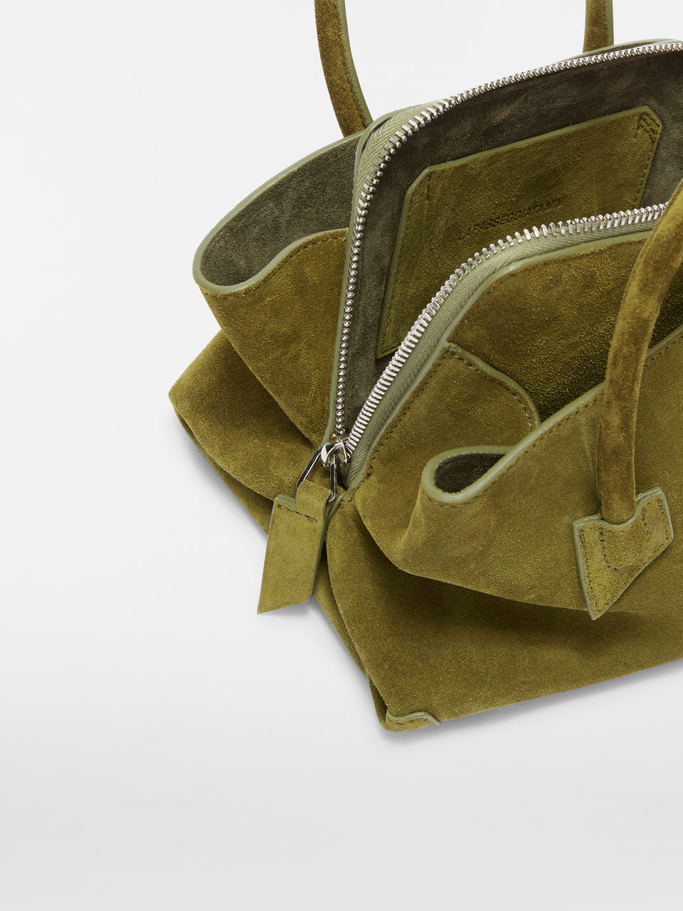 Top handle ''La Passeggiata Mini'' khaki