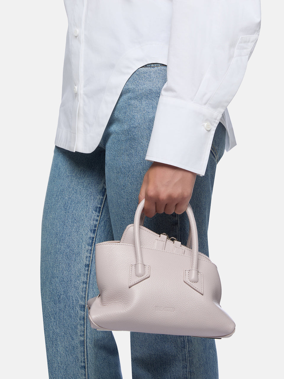 Top handle ''La Passeggiata Mini'' light mauve